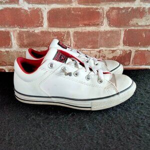 Converse Shoes Girls Size 4 White Slip On Sneakers Easy On All Star